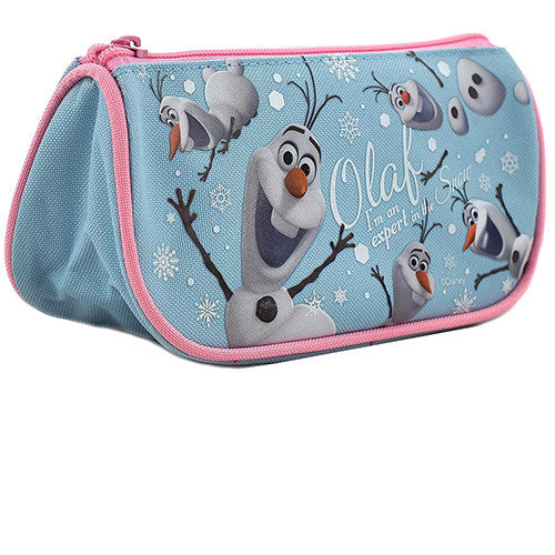 Frozen " I Am Olaf " Authentic Licensed  Multi Purpose Triangle Style Blue Pencil Case