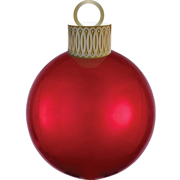 Red ORBZ Ornament Balloon