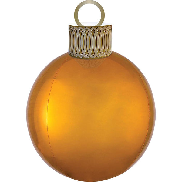 Gold ORBZ Ornament Balloon