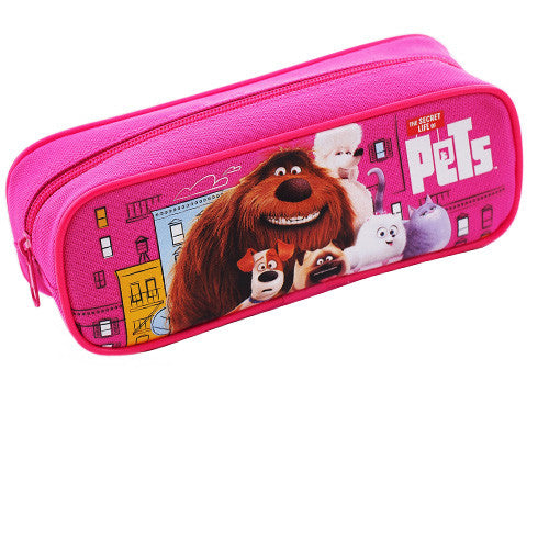 The Secret Life of Pets Single Zipper Pink Pencil Case