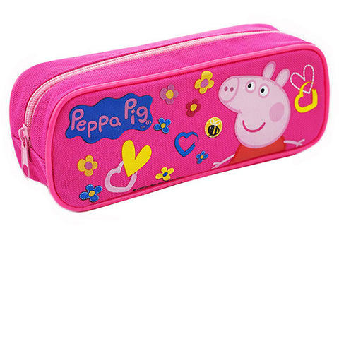 Peppa Pig Character Single Zipper Pink Pencil Case