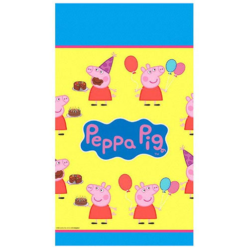 Peppa Pig  Authentic Licensed Plastic Table Cover 54"  x 96 "