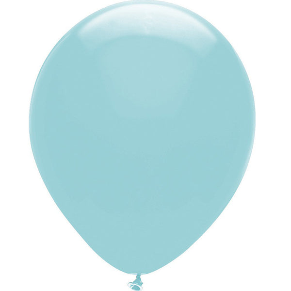Aquamarine latex balloon