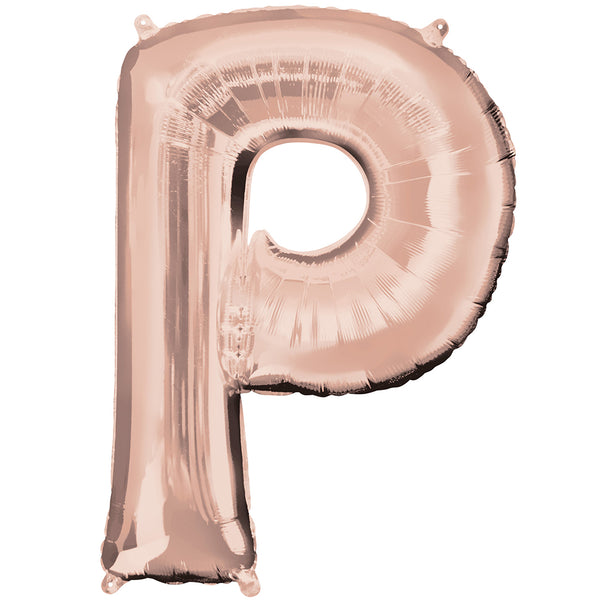 ROSE GOLD letter balloon