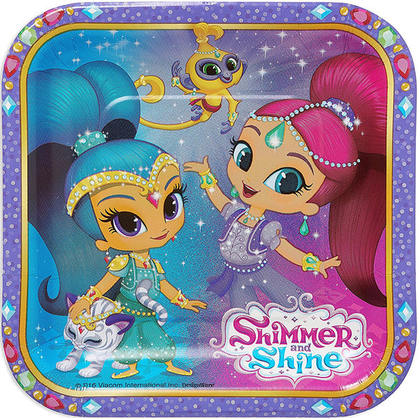 Shimmer and Shine plate