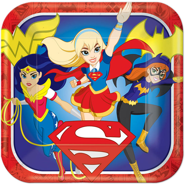 DC Super Hero Girls plates