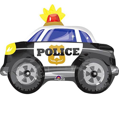 Police Car Foil Balloon 24"