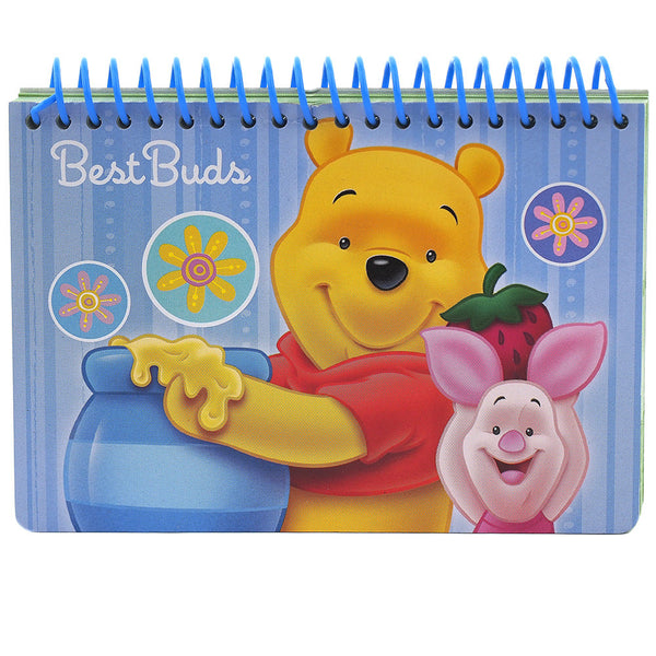 Winnie The Pooh " Best Buds " Blue  Authentic Licensed Autograph Book