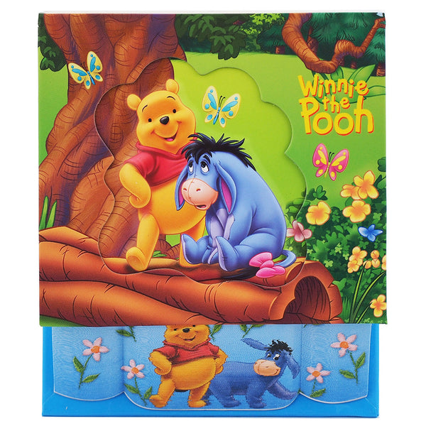 Winnie The Pooh Character " Pooh & Donkey " Authentic Licensed Beautiful Embossed Memo Pad