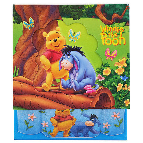 Winnie The Pooh Character " Pooh & Donkey " Authentic Licensed Beautiful Embossed Memo Pad