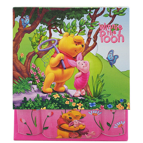 Winnie The Pooh Character " Pooh & Piglet " Authentic Licensed Beautiful Embossed Memo Pad
