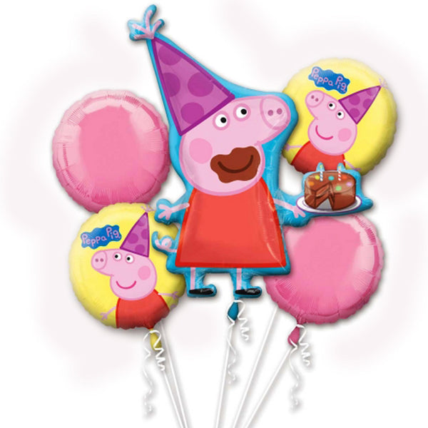 Peppa Pig balloon bouquet