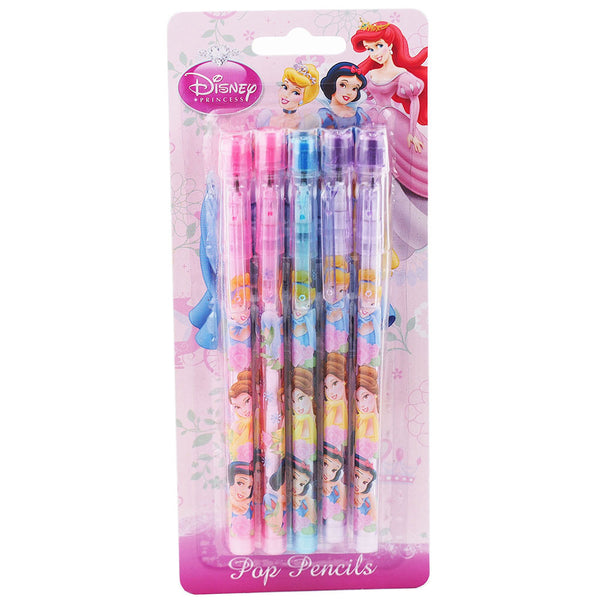 Princess Chracter 10 Pop Mechanical Pencils Pack