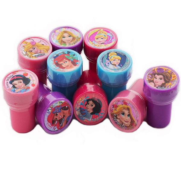 12 Princess Character Authentic Licensed Self Inking Stampers
