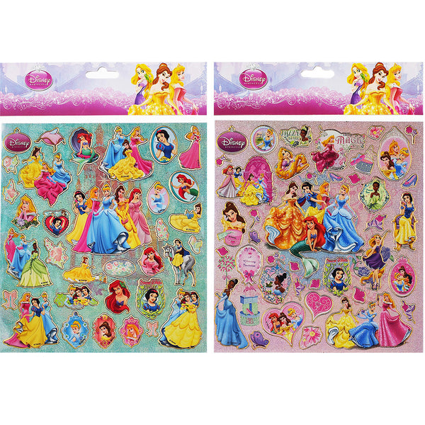 Princess Authentic Licensed 12 Sheets of Stickers