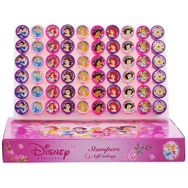 60 Princess Characters Authentic Licensed Self Inking Stampers in a Box