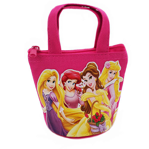 12 Princess Hot Pink Mini Coin Purse for Coin Storage