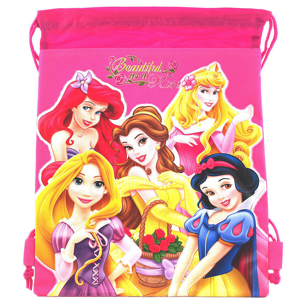 Princess Character Authentic Licensed Hot Pink Drawstring Bag
