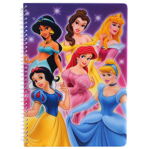 Princess Character Authentic Licensed Purple Writing Book or Notebook
