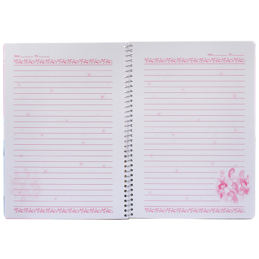 Princess Character Authentic Licensed Pink Writing Book or Notebook