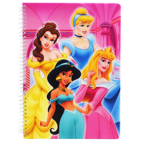 Princess Character Authentic Licensed Pink Writing Book or Notebook