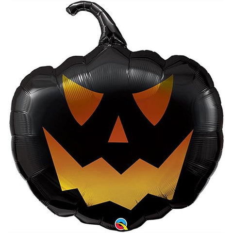 Pumpkin Foil Balloon Black Jack 35"