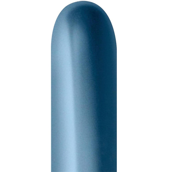 260B Reflex Blue Betallic balloons 50 Twisting