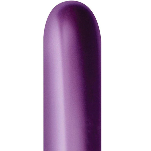 260B Reflex Violet Betallic balloons 50 Twisting