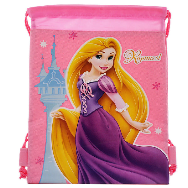 Princess Rapunzel Character Authentic Licensed Pink Drawstring Bag