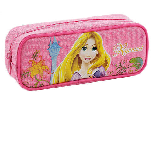 Princess Rapunzel Character Single Zipper Light Pink Pencil Case