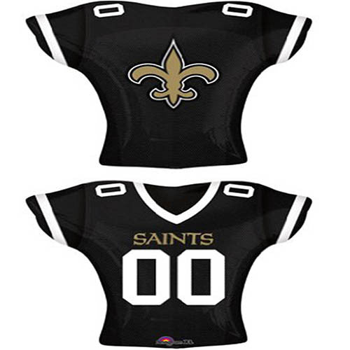 New Orleans Saints Jersey Authentic Licensed Super Shape Foil / Mylar Balloon 24"