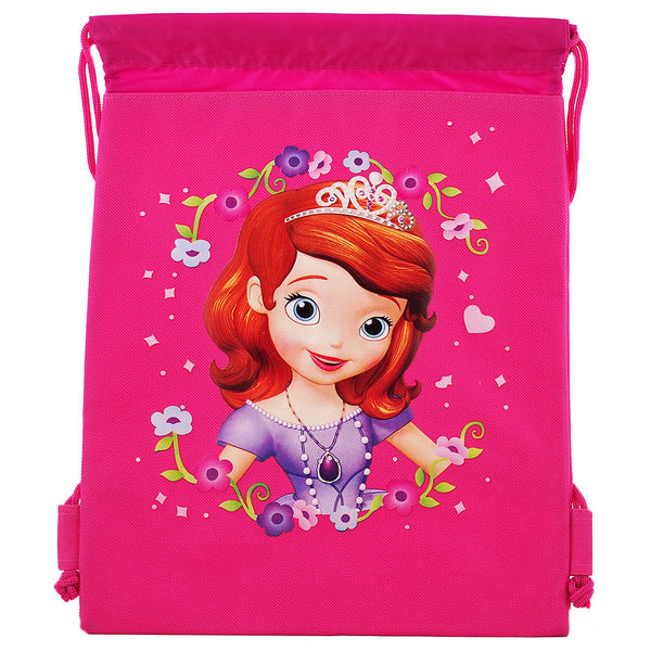 Princess Sofial Character Authentic Licensed Hot Pink Drawstring Bag