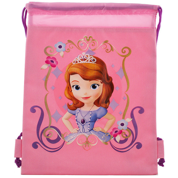 Princess Sofial Character Authentic Licensed Pink Drawstring Bag
