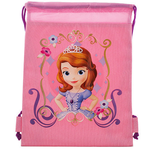 Princess Sofial Character Authentic Licensed Pink Drawstring Bag