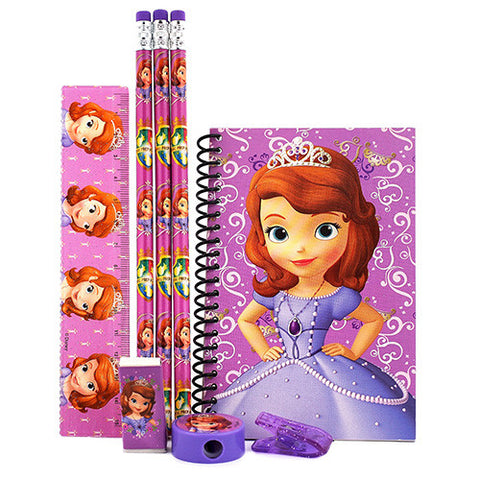 Princess Sofia Character Purple Stationery Set