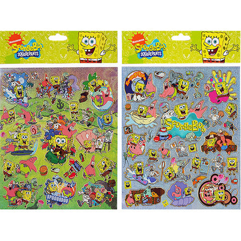 Spongebob Authentic Licensed 12 Sheets of Stickers