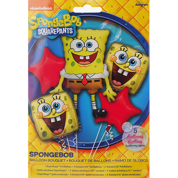 Spongebob balloon bouquet