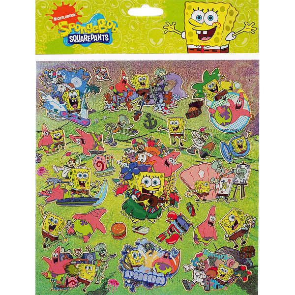 Spongebob Authentic Licensed 12 Sheets of Stickers
