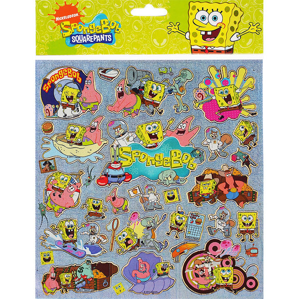 Spongebob Authentic Licensed 12 Sheets of Stickers