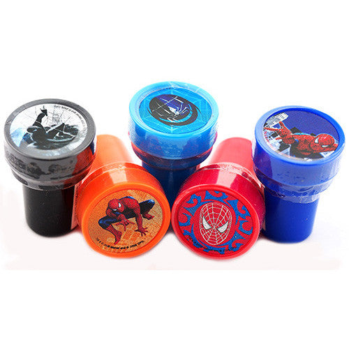 12 Spiderman  Authentic Licensed Self Inking Stampers