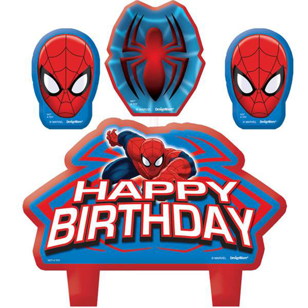 Spiderman candle