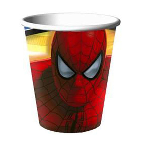 Spiderman Authentic Licensed 8 Paper Cups 9 oz