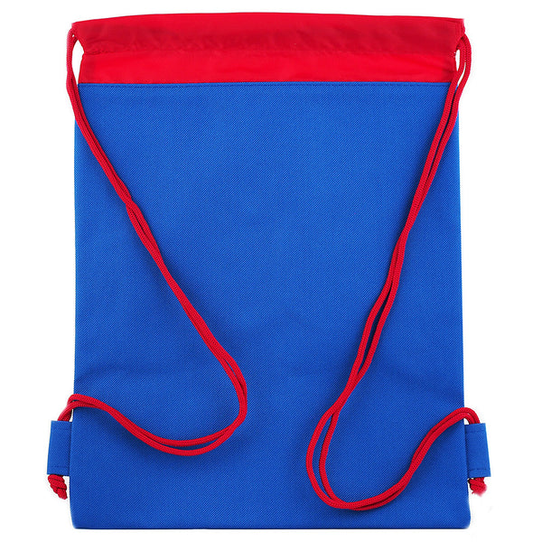 Spiderman Character Authentic Licensed Blue Drawstring Bag