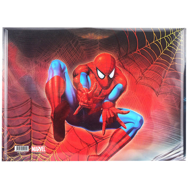 Spiderman Character Authentic Licensed Red Plastic Folders ( 2 Folders )