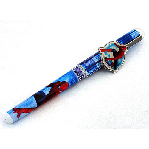 Spiderman Authentic Licensed Blue Roller Pen