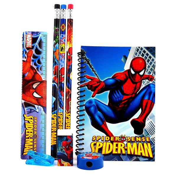 Spiderman Character Blue Stationery Set