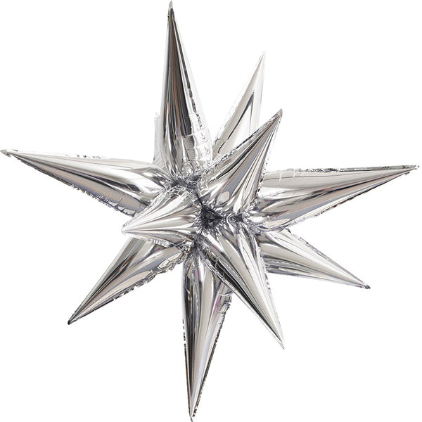 Silver star burst