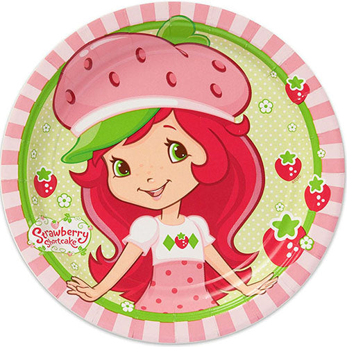 Strawberry Shortcake Character Authentic Licensed 8 Dessert Plates 7"