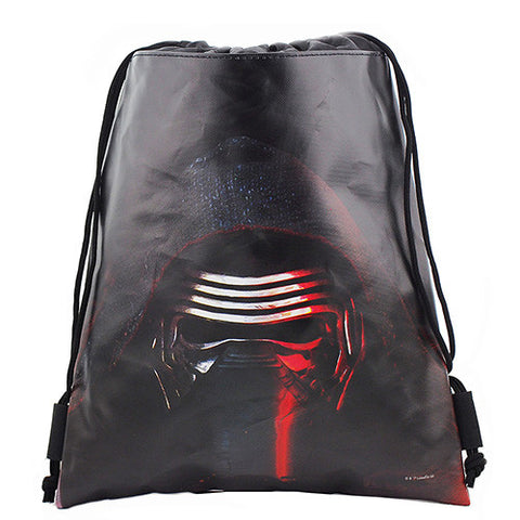 Star Wars Character Licensed Black Drawstring Bag