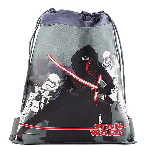 Star Wars Character Licensed Grey Drawstring Bag